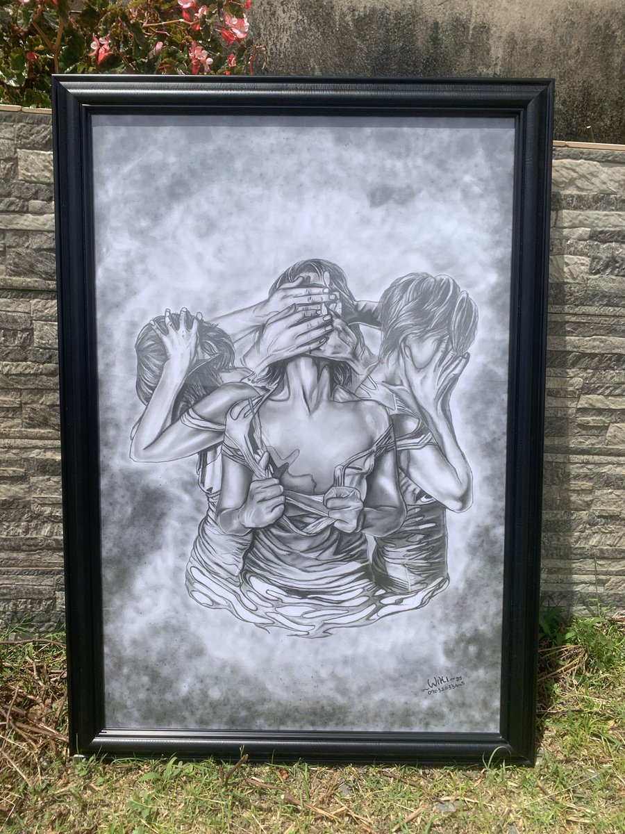 RonkuJoy's tweet photo. CAN WE BREATH?
tittle:suffocating in silence
shows a hunting reflection on the struggle for freedom where air is scars. the figure seems trapped and voiceless,calling out for breath and relief in the context of injustice and pain.
       #art #ExploreMore #drawing https://t.co/fsKRQGANVF