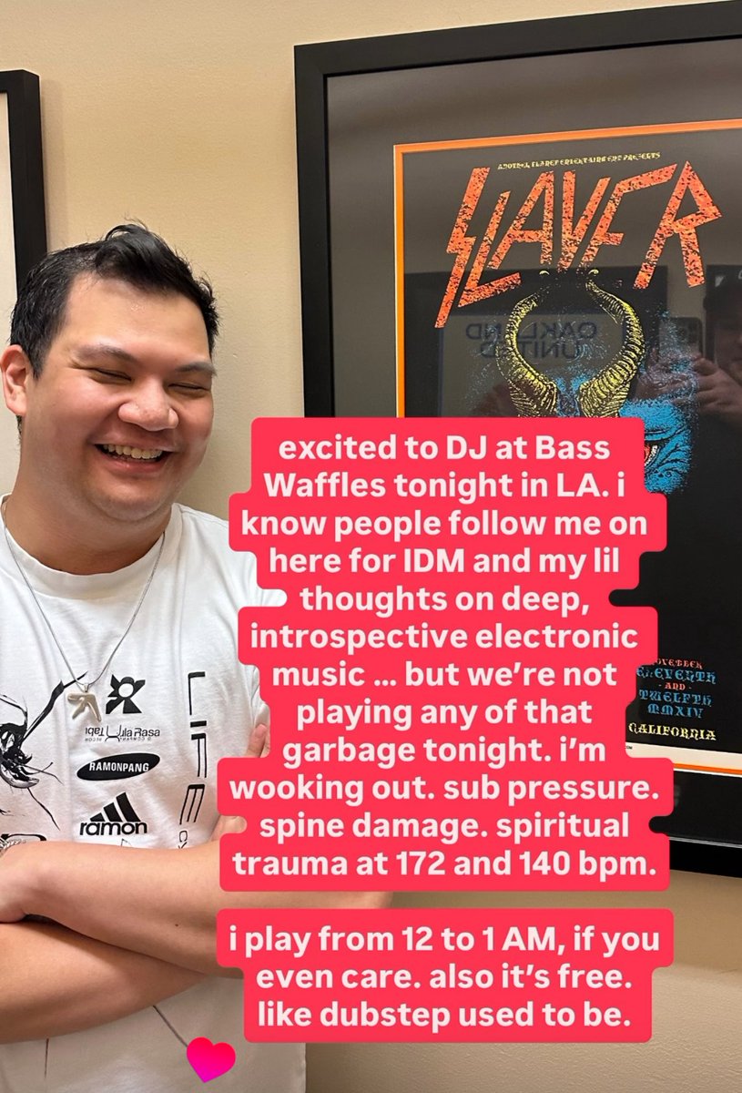 playing bass waffles tonight in LA