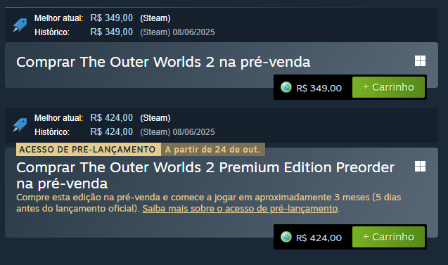 douglaas_dsa's tweet photo. Tava vendo a galera comentar esse aumento de preço na PSN, até entendo ter uma diferença de preço nos jogos entre console e PC, mas mais de R$100 é bizarro
Apesar que pagar R$400 em um jogo é muito ainda, amo as promos da Steam por isso, consegue garimpar um jogo por R$10 https://t.co/qhU2fb4IRi