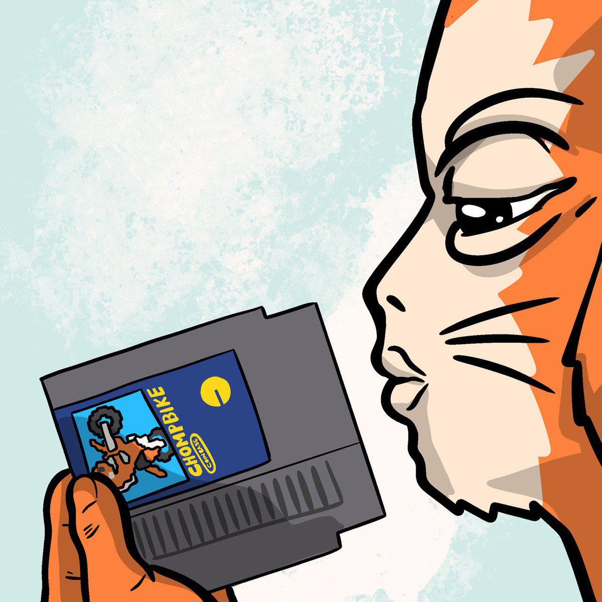 Chompcoin's tweet photo. Blow on the cartridge. Reset the console.  This is the real game now. https://t.co/yr3ETPrMJi