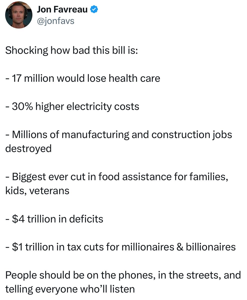 MyViewUtah's tweet image. The #BigBeautifulBill is not for the people. Its for The GOP. Its not for you and me!! God Bless US!!/ #BigBeautifulBetrayal