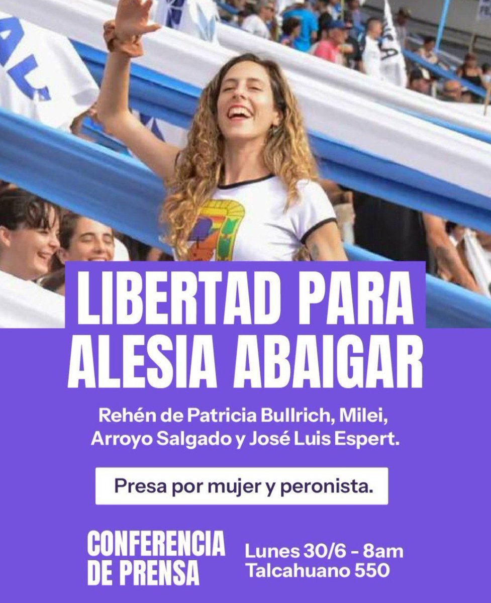LIBERTAD PARA ALESIA!!!!