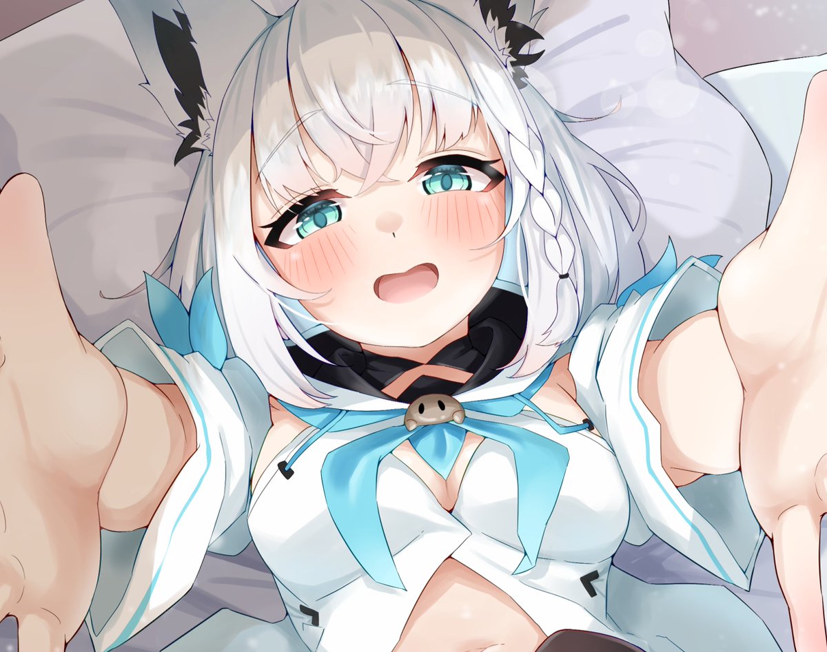 payano_i's tweet image. だっこ～～ 
#絵フブキ