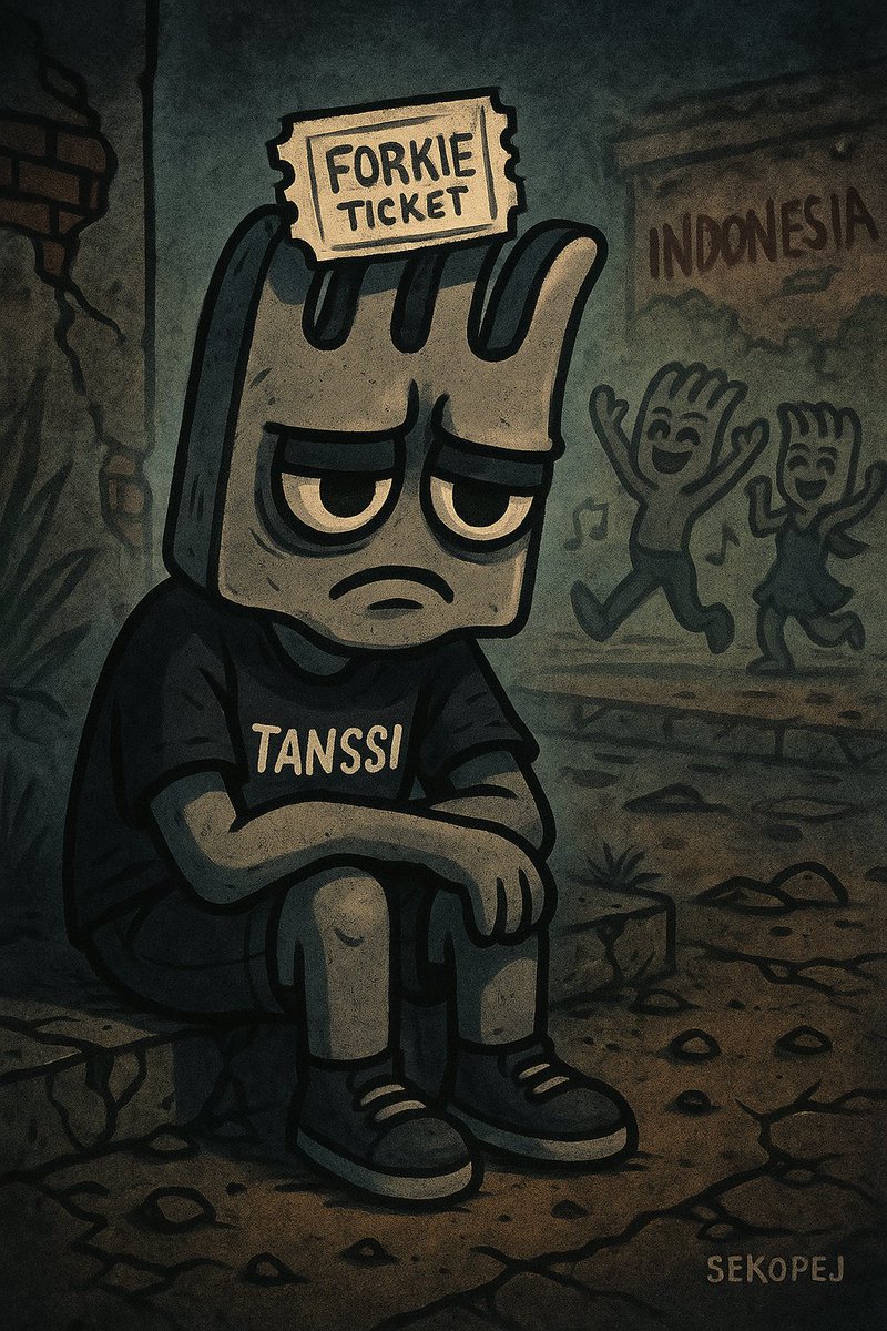 KingsKripto's tweet image. 😞 Forkie has been dancing for days... producing content... sharing...
But Ticket is still missing.
Maybe for some people, no matter what you do, it's not enough.
But we still keep dancing! 💃🕺
#tanssinetwork  #Forkie