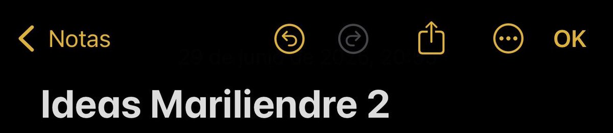 Lo apunto en mi bloc de notas donde apunto todas las ideas para Mariliendre 2 cuando sea real