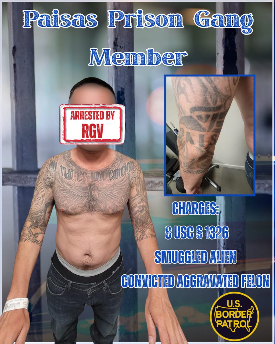 USBPChiefRGV's tweet image. 🤝 RGV Intel Agents & Hidalgo Co. Constables Pct 1 arrested a Mexican citizen confirmed Paisas gang member involved in an alien smuggling case. This convicted aggravated felon and now faces serious legal consequences.
Strong partnerships =>safe communities #HCCP1