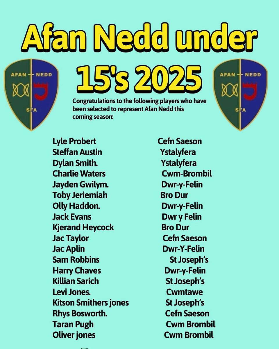 Afan Nedd Under 14s tweet media