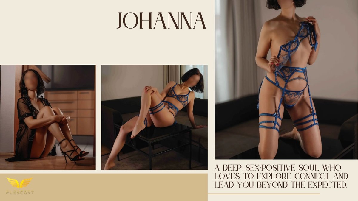 Elegant in lace.
Curious at heart.
Johanna invites you into a world where intellect meets intimacy.