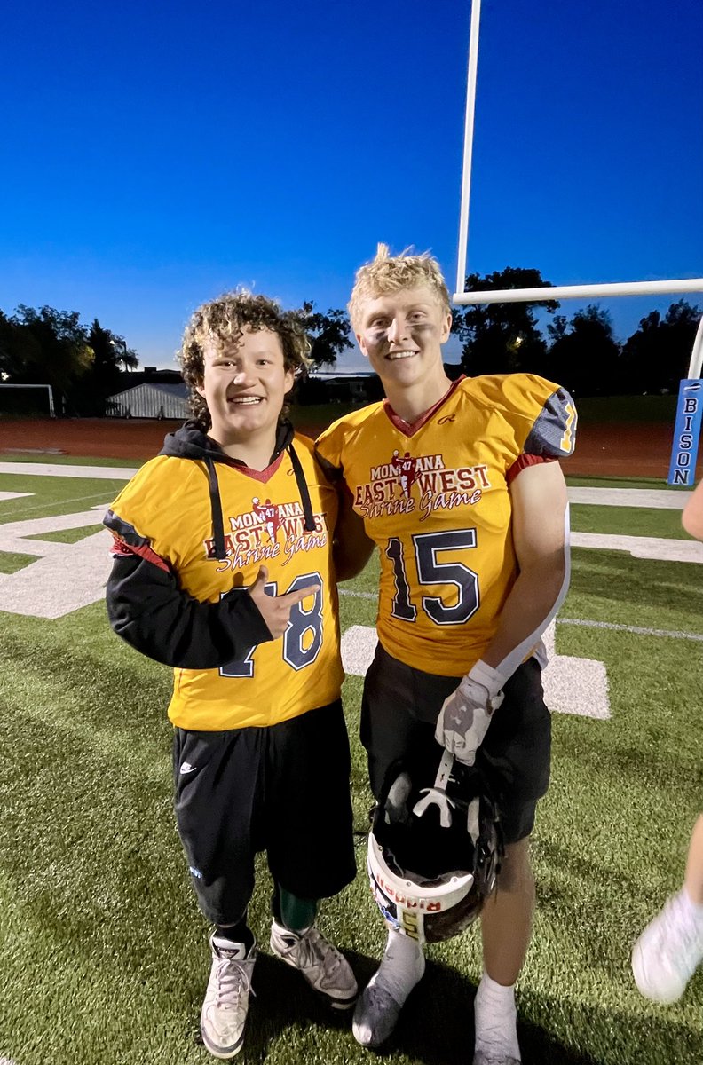CohenGroener's tweet image. Thank you East West Shrine Game for the honor to play and support the kids! Had a blast can’t wait for college! Go Bears #bearraid
#ROCKY @Rocky_Football