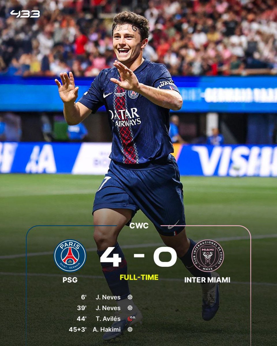 🚨🚨| الفرق التي خارج اوروبا ولعب لها الاسطورتين ميسي مع انتر ميامي 4-0 أمام بطل اوروبا في "دور الـ16 من كأس العالم للأندية"؛ كريستيانو رونالدو 4-1 أمام بنفيكا "مباراة تحضيرية".

#كأس_العالم_للأندية