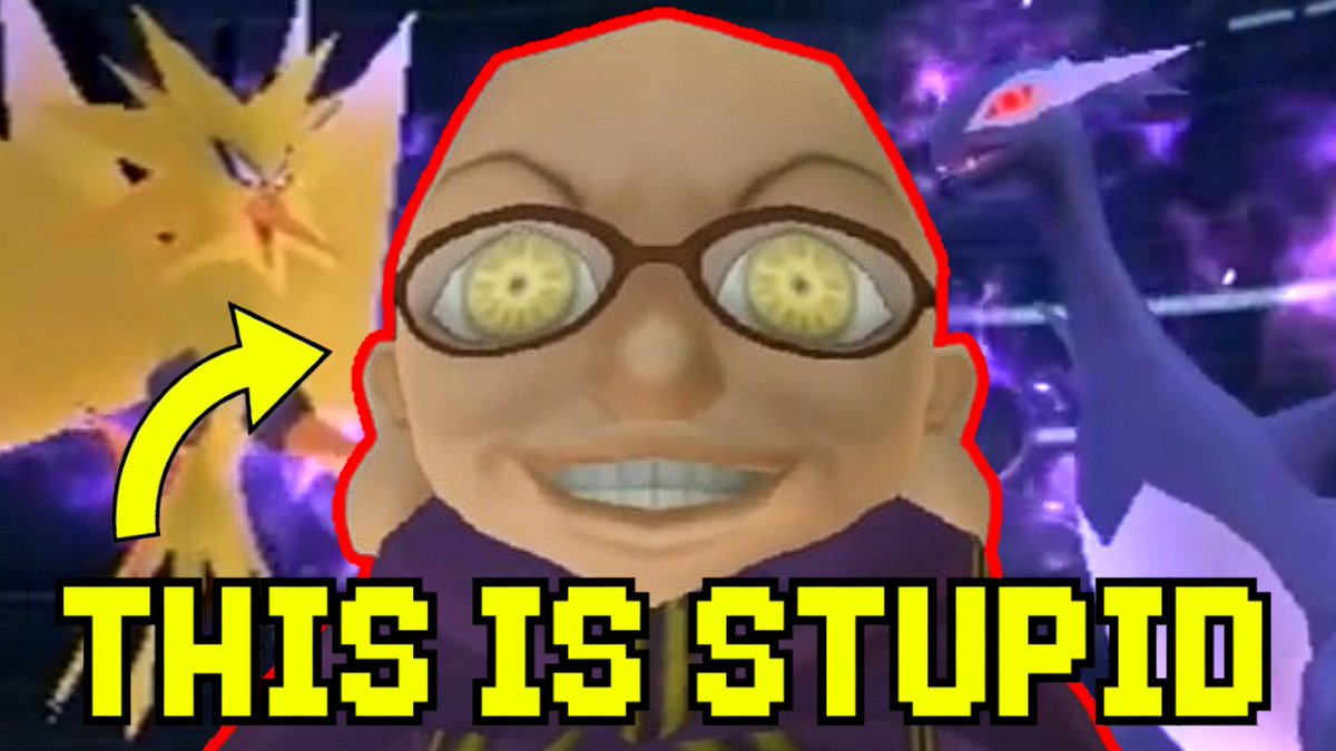 SparkleBruhh's tweet image. new vid!! (channel link in bio)
Explaining the Dumbest Fight in Pokemon Speedrunning
yes he has a very scary face