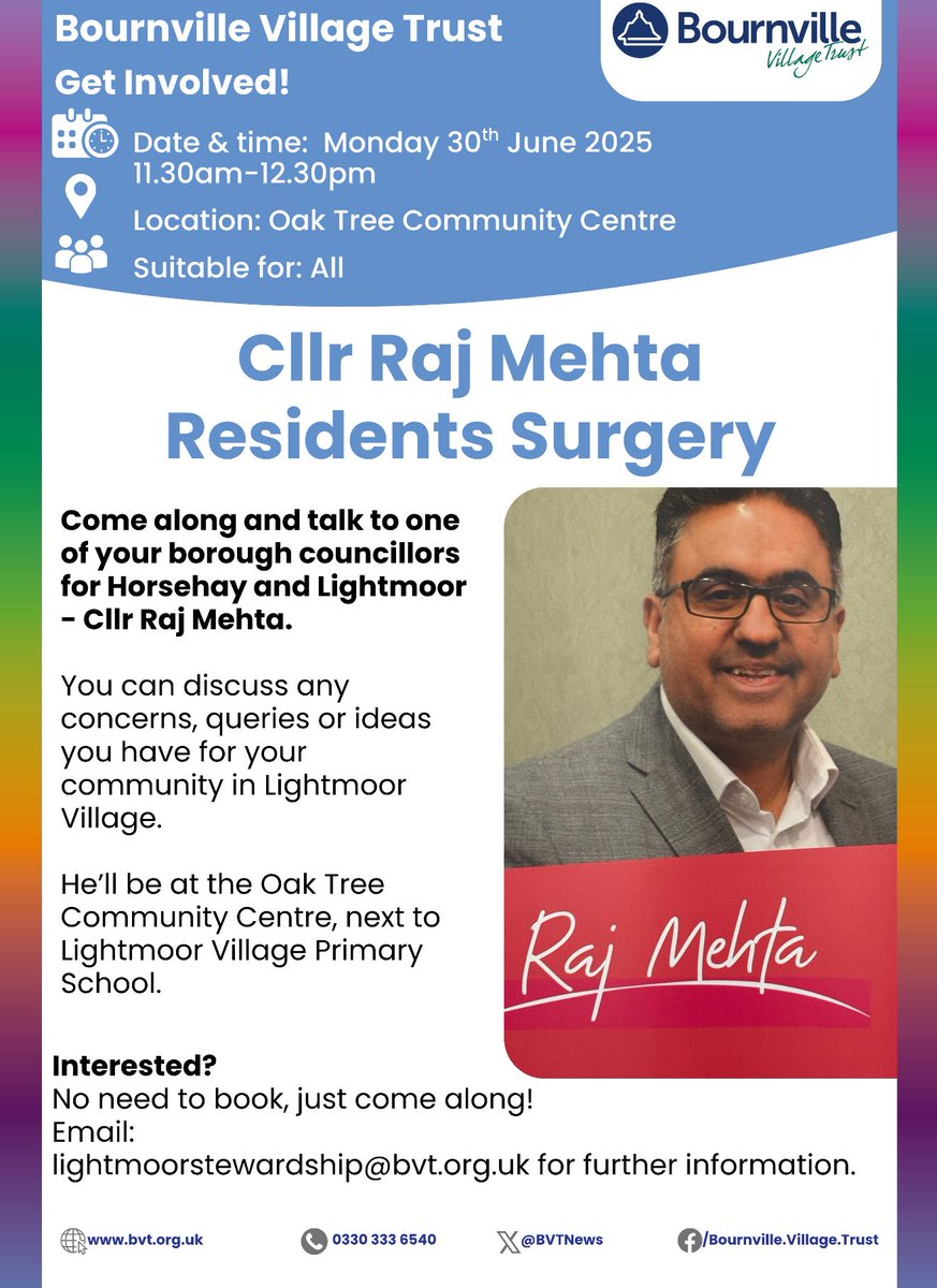 Reminder all I will be at the oak tree centre in lightmoor Tommorow 11-30 to 12.30 pop in for a chat any concerns or issue u may have if not a coffee or tea is there for you .
<a href="/followers/">はうはう</a> 
Horsehay, Dawley Hamlets &amp; Lightmoor News BVT Lightmoor Village Lightmoor Village Community