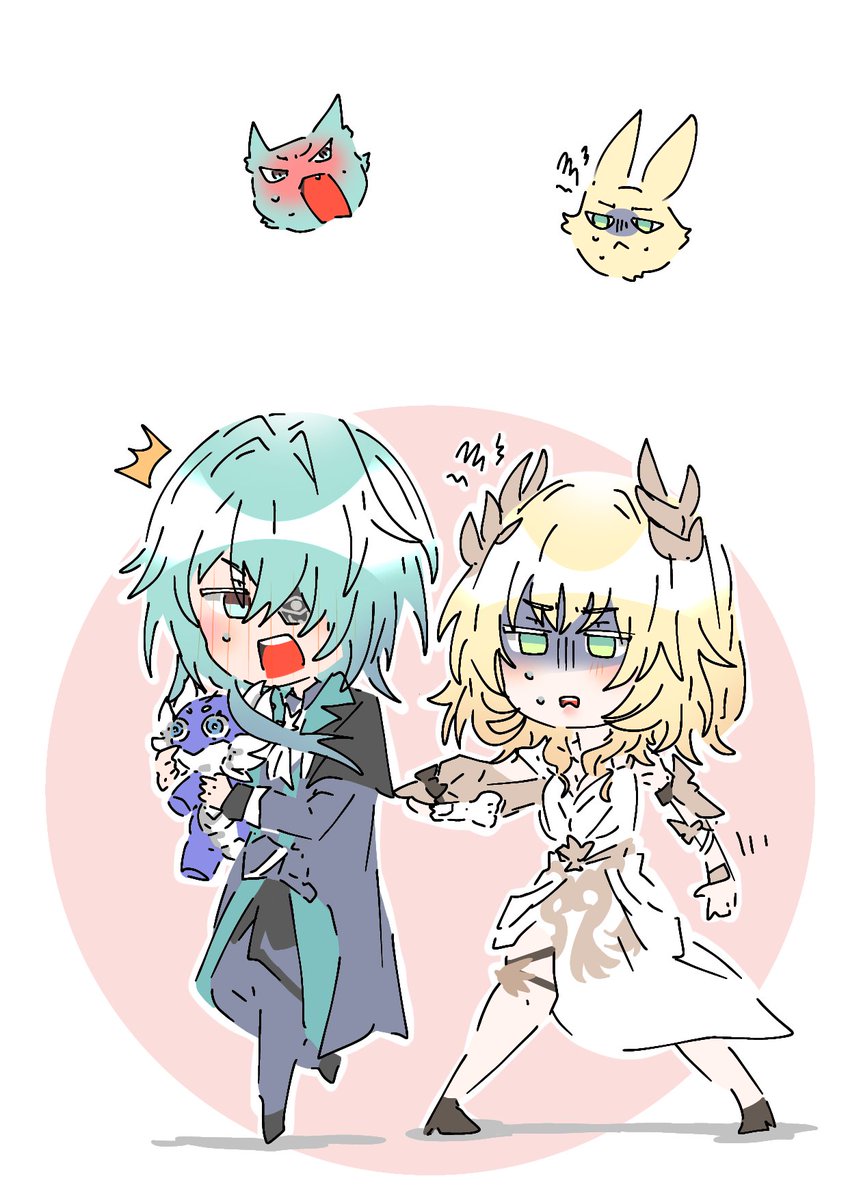 nasselemaque's tweet image. Aglae and Anaxagoras doodle
#aglanaxa #anaglaea