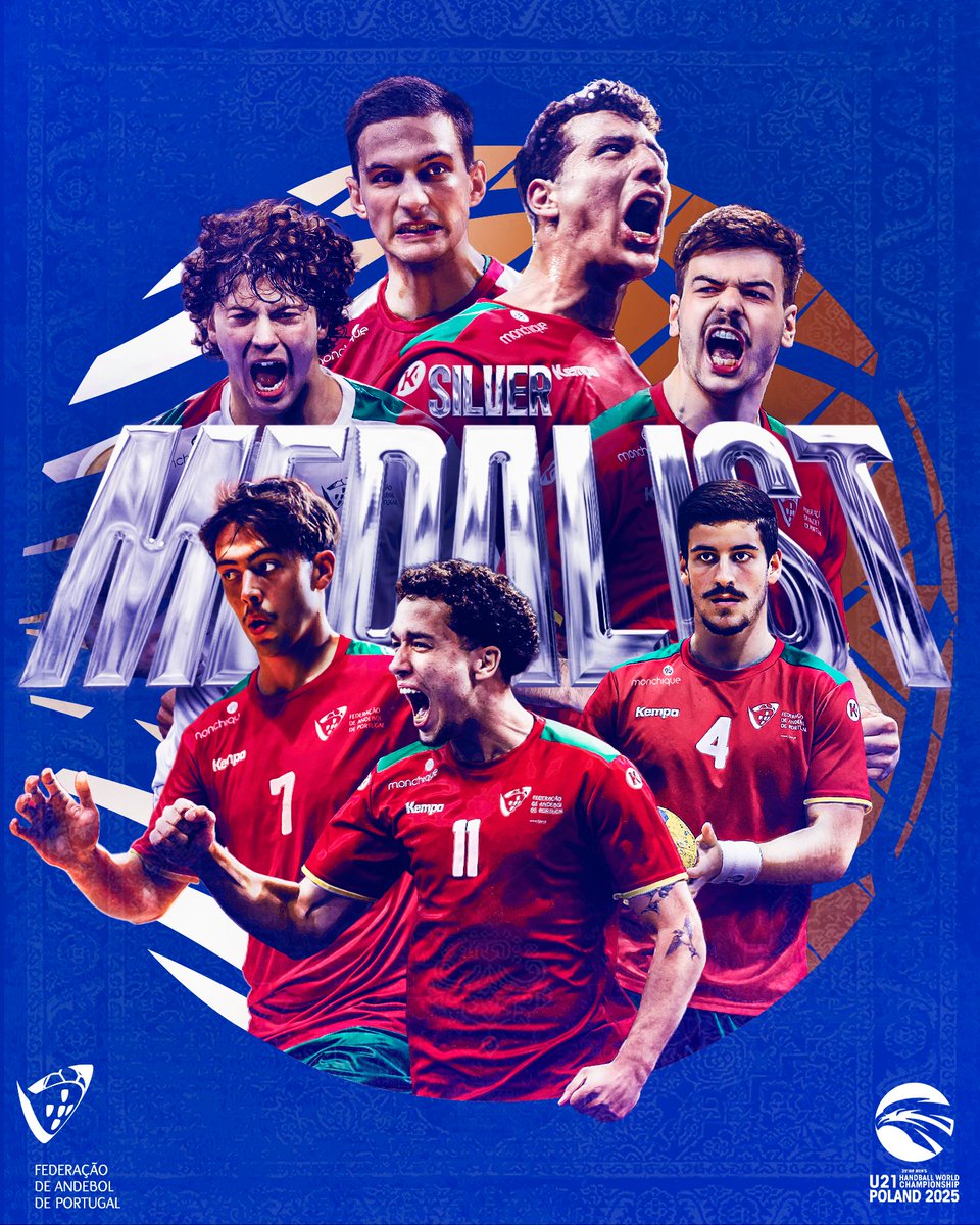 𝗢𝗥𝗚𝗨𝗟𝗛𝗢 𝗣𝗢𝗥𝗧𝗨𝗚𝗨𝗘̂𝗦 🥈🇵🇹

🌍 𝙼𝟸𝟷 𝐈𝐇𝐅 𝐖𝐨𝐫𝐥𝐝 𝐂𝐡𝐚𝐦𝐩𝐢𝐨𝐧𝐬𝐡𝐢𝐩 𝟐𝟎𝟐𝟓 🇵🇱

©️ IHF / Kolektiff / Saša Pahič Szabó 
<a href="/ihfhandball/">International Handball Federation</a> 
#superportugal #portugal #andebolportugal