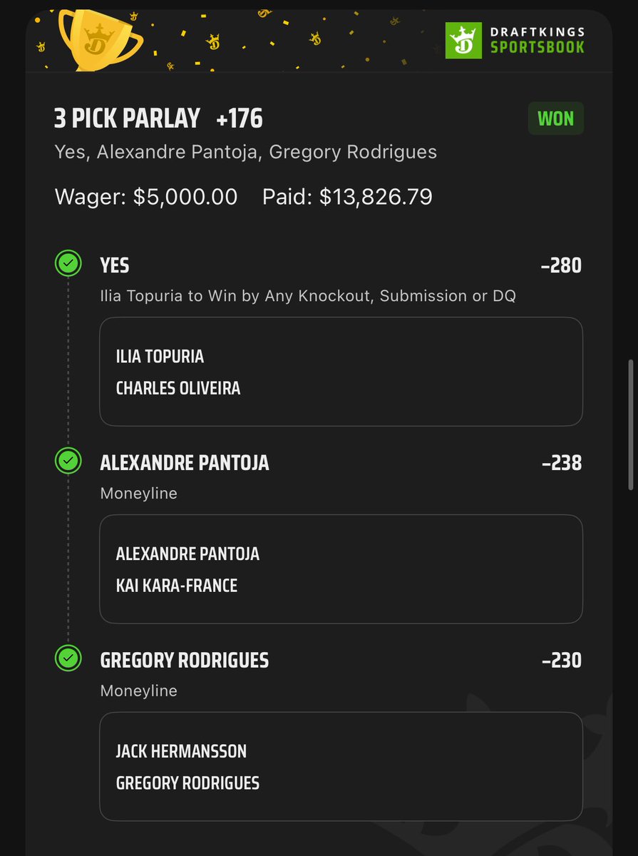 SBEcody's tweet image. Have to victory lap the $59,000 day yesterday. By far my best single day sports betting. (Started with 22k so about 37k profit) Let’s go!!! #CircleBack #UFC317 #SportsBetting