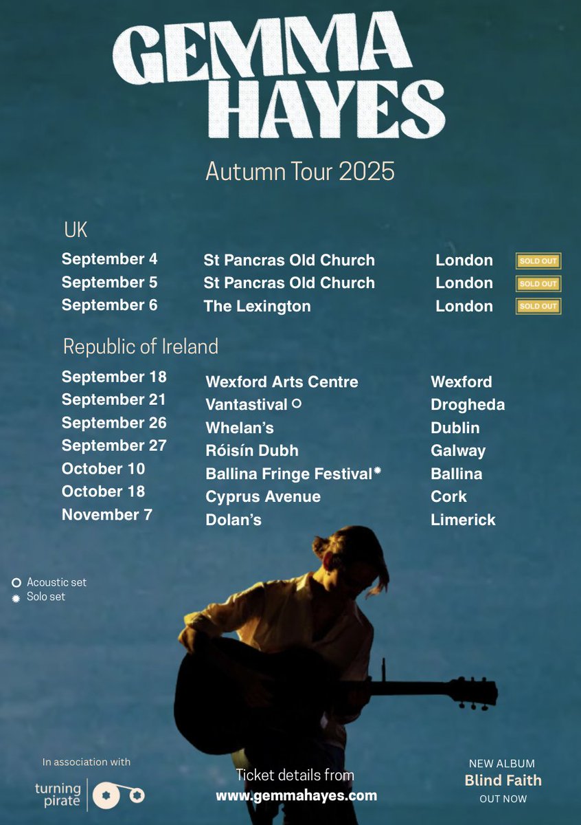 Gemma Hayes Fans (@gemmahayes_fans) on Twitter photo Don’t miss out—grab your tickets now! Gemma Hayes is touring across Ireland this autumn, following her already sold-out shows in the UK. <a href="/gemma_hayes/">Gemma Hayes</a> Don’t miss out—grab your tickets now! Gemma Hayes is touring across Ireland this autumn, following her already sold-out shows in the UK. <a href="/gemma_hayes/">Gemma Hayes</a>