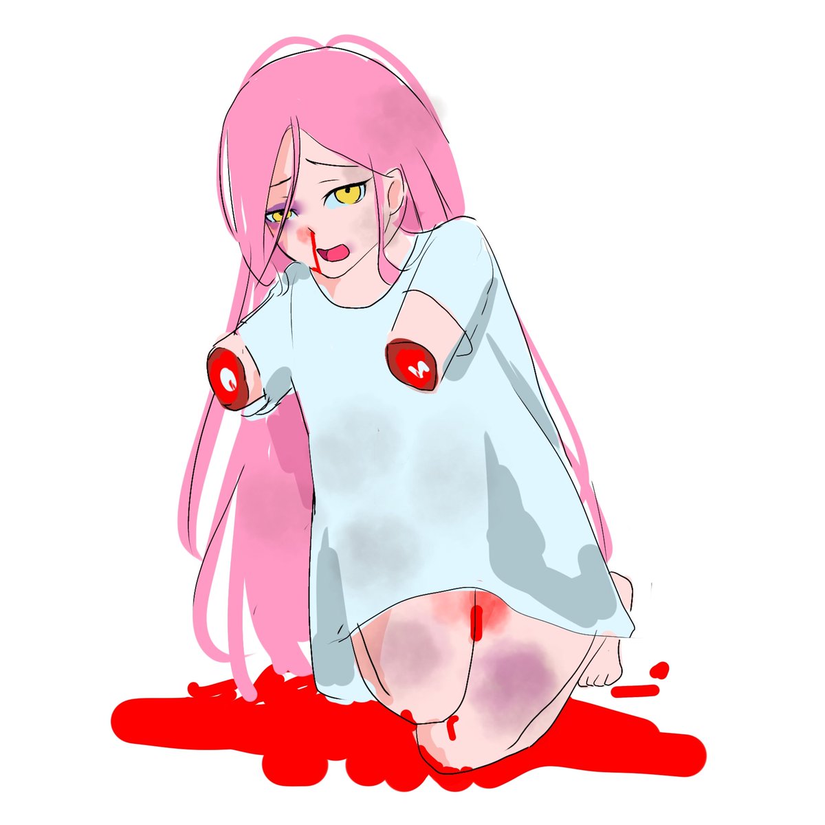 ax8405's tweet photo. #ALNST #MIZI luka and isaac decided to beat up mizi, the alien found mizi and 🍇 her, mizi is dying because of blood lose, Mizi got her true KARMA✨️ https://t.co/KQV7aDh7Ge