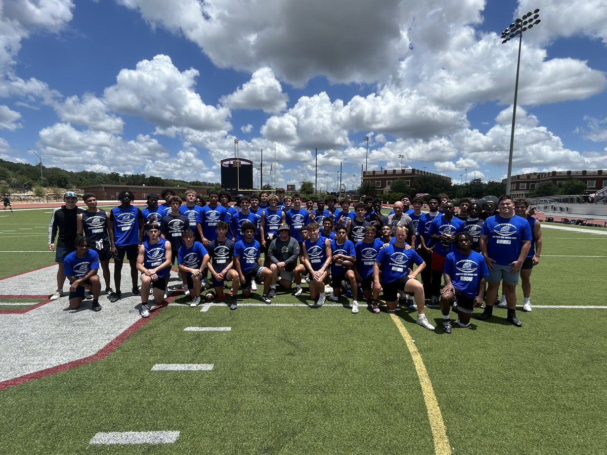 Great athletes at the JWC Elite Showcase Camp at Cornerstone Christian HS today. 
Last summer camp is tomorrow, Monday June 30 at Chisholm Trail HS