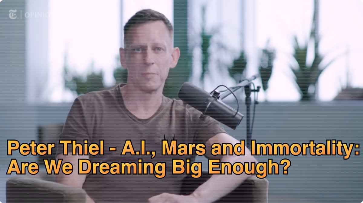 aeberman12's tweet image. The danger is not apocalypse—but permanent stagnation, imposed by fear of catastrophe, says Peter Thiel.

The Antichrist is a system that promises safety and delivers decay.

youtube.com/watch?v=vV7Ygn…

#Psychology #BehavioralScience #HumanMind #CognitiveBehavioralTherapy