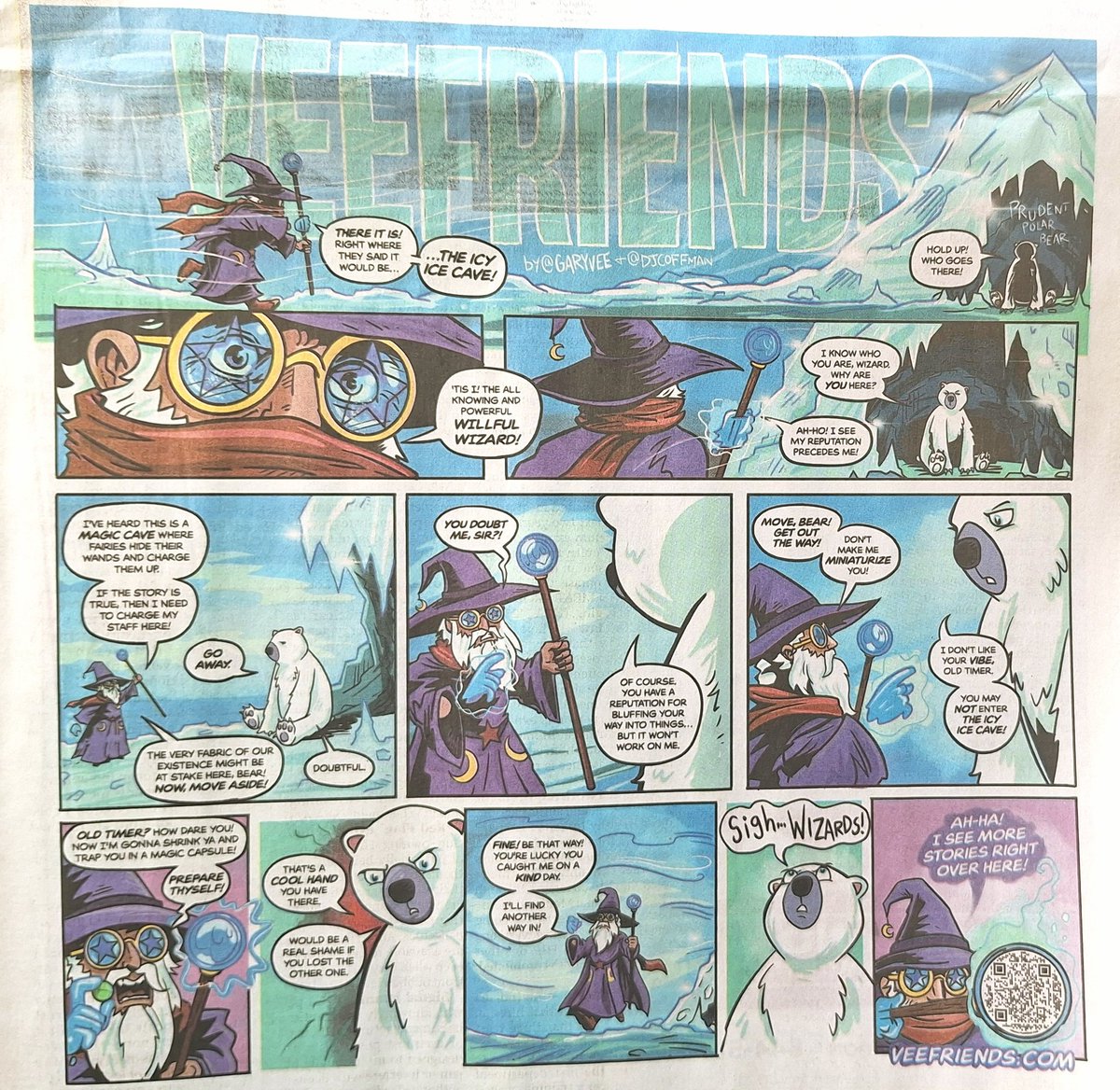 Happy Sunday Veefam! As I was getting these papers this morning I had an idea. Don't know if it's a good one or not...
Anyone who purchases from this popcorn fundraiser (delivered straight to you) will receive today's Sunday comic from me. We receive 50% of the profits so in