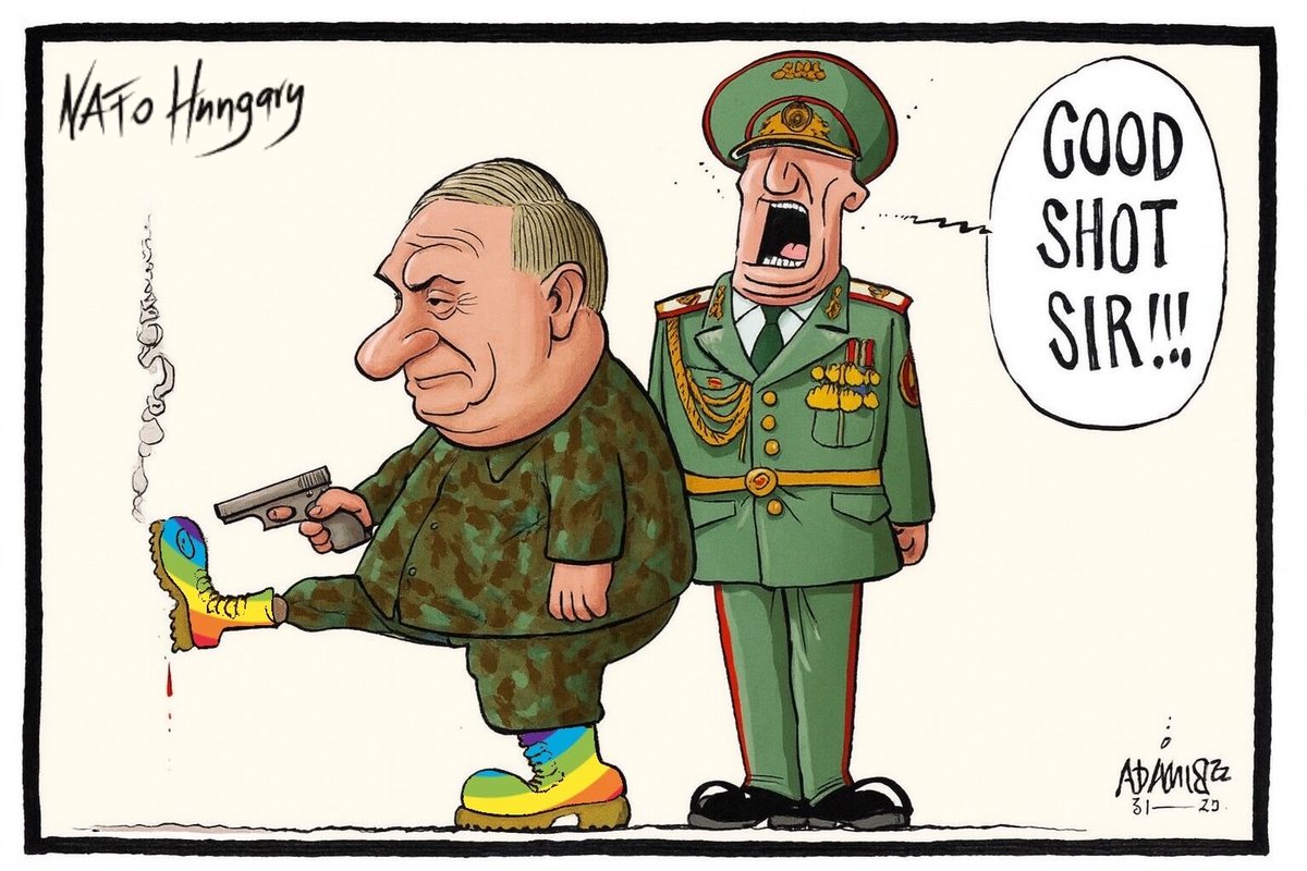 NAFO_Hungary's tweet photo. “No Pride!” – he said.
#Orbend https://t.co/pfOaHeqqd4