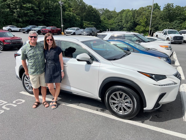 Congratulations to James &amp; Laura Kopp on their 2021 #Lexus NX 300h! Welcome to the Billy Howell Ford family! 🙌 🏷️ 

Sales: Randy Mankovitch #BillyHowellFord