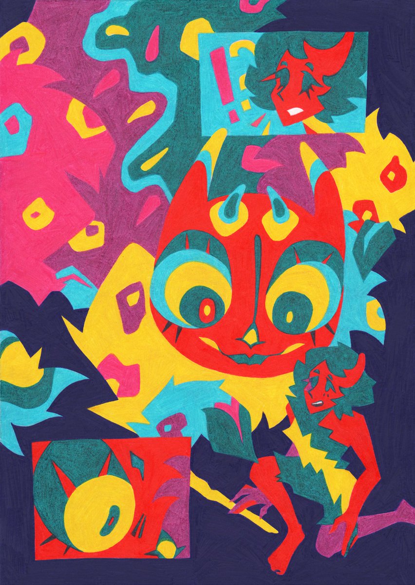 Must be one of my faves from the part 1 #comicartist #creaturedesign #oc #indiecomics #weirdcore