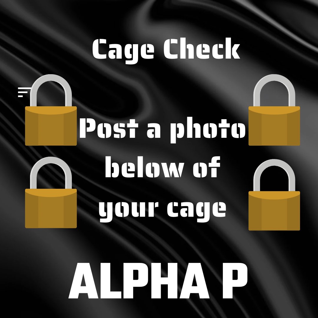 Sunday cage check! 🔒🔒🔒

Let’s see those locked nubs, subs.