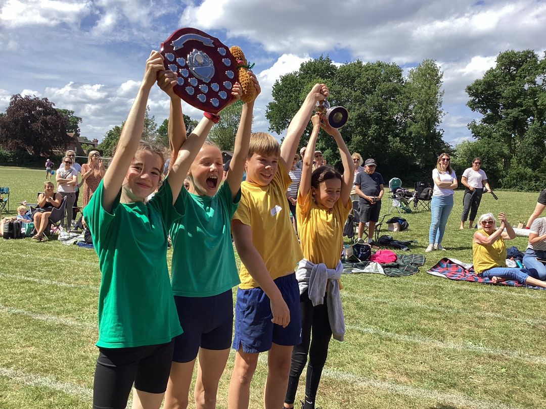Congratulations to Emerald &amp; Amber on a joint Sports Day victory! A first for St Mary's.