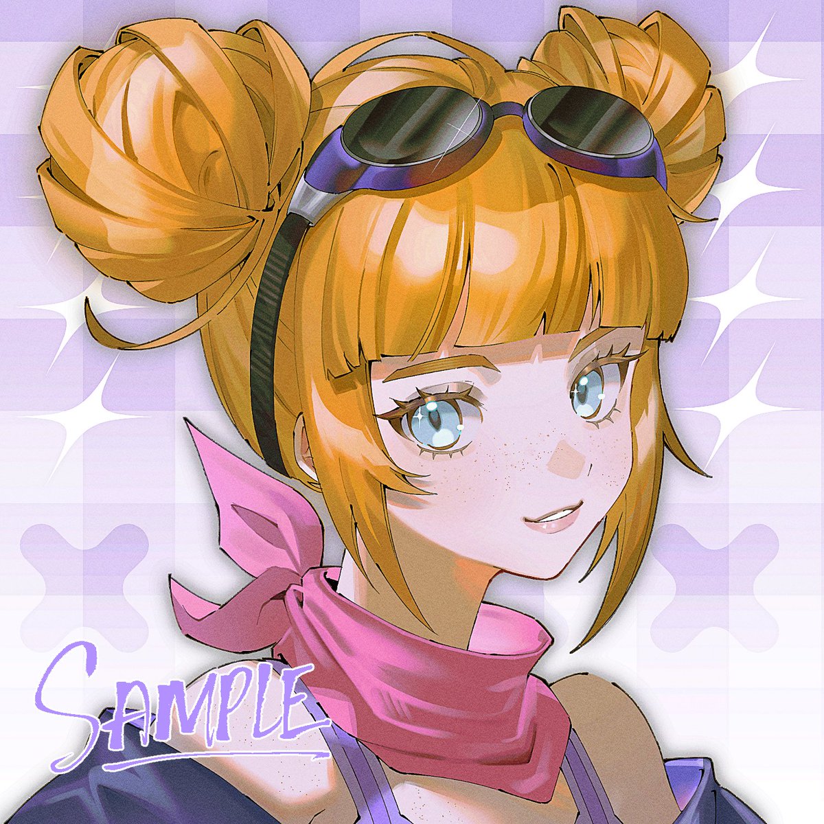 Sketch, Lineart and Final
Icon comm