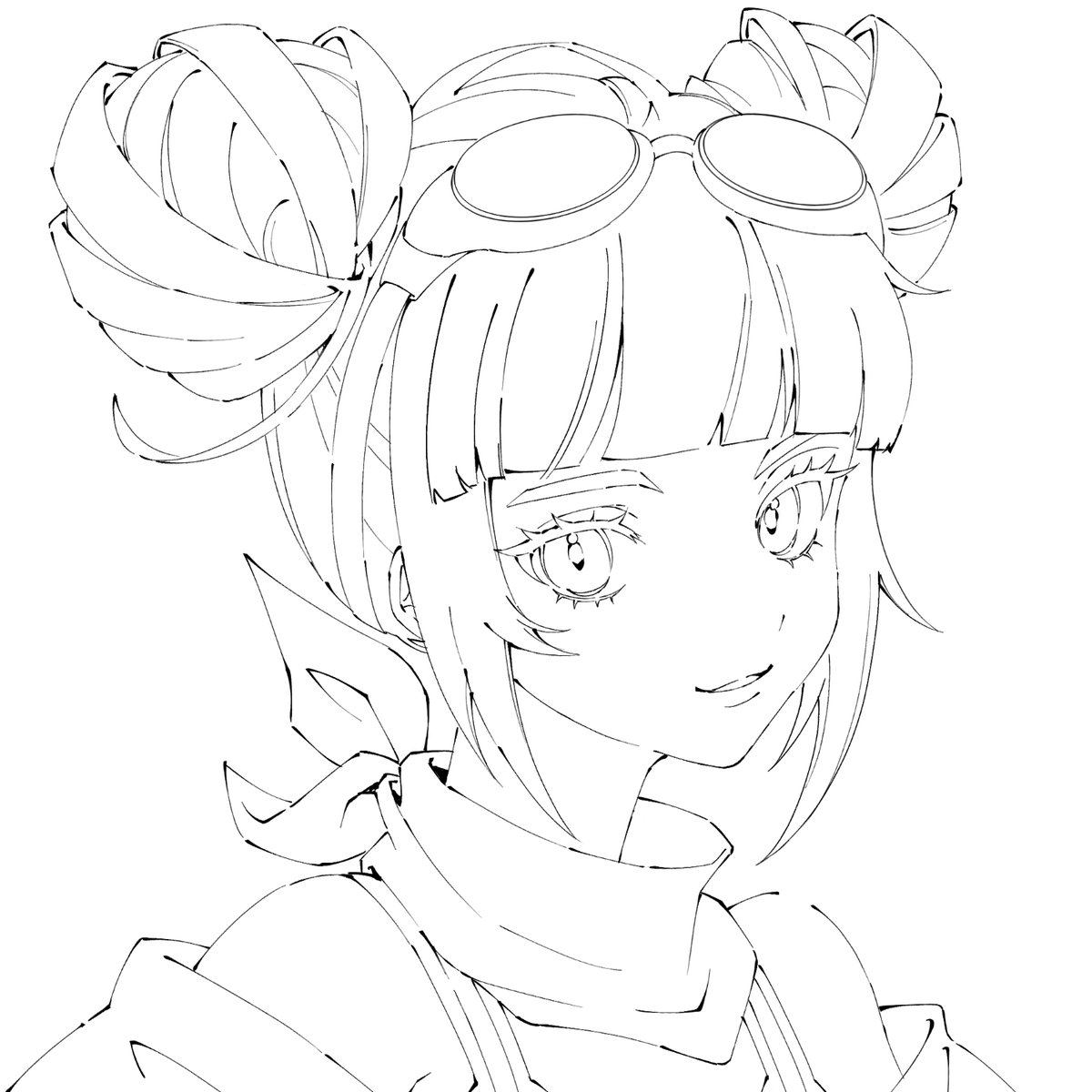Sketch, Lineart and Final
Icon comm 