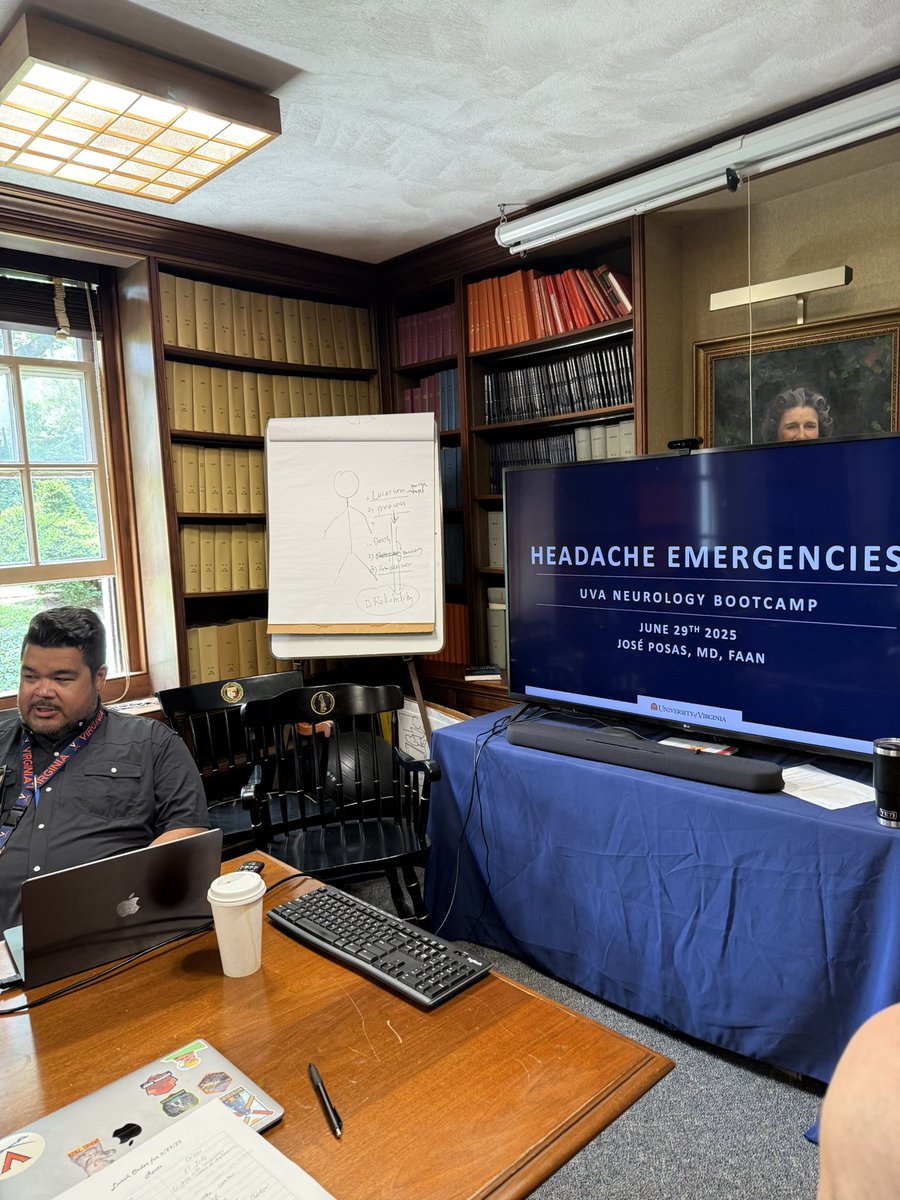 Alissa Higinbotham, MD (@alissahigmd) on Twitter photo Kicking off day 1 of our 2025 PGY-2 Neurology Boot Camp today with an in-depth review of the neurological exam and neuroanatomy with me and #Headache emergencies with Posas. #NeuroX #Neurology #MedEd <a href="/jposas/">Jose Posas, MD, FAAN</a>
@uvaneurology Kicking off day 1 of our 2025 PGY-2 Neurology Boot Camp today with an in-depth review of the neurological exam and neuroanatomy with me and #Headache emergencies with Posas. #NeuroX #Neurology #MedEd <a href="/jposas/">Jose Posas, MD, FAAN</a>
@uvaneurology