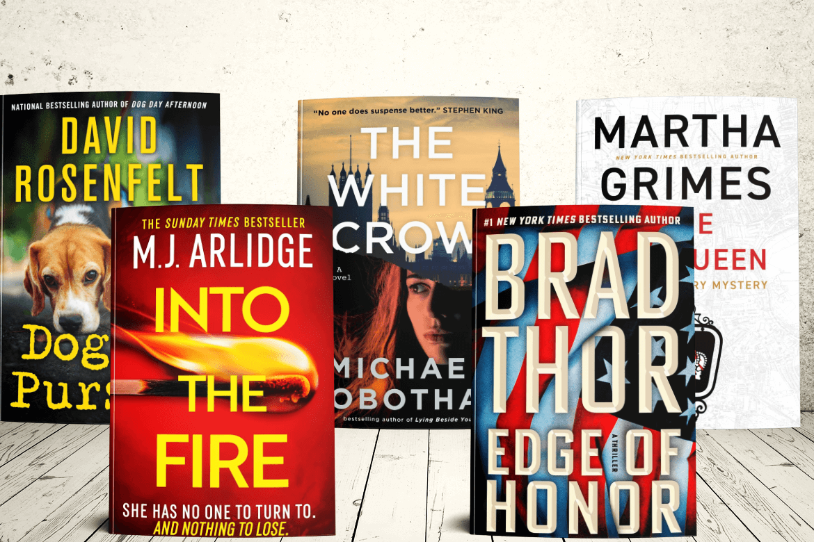 BookNotify's tweet image. Over 400 new books this week, and we've got the list, featuring:

 - Edge of Honor by #bradthor
 - Into the Fire by #mjarlidge
 - The White Crow by #michaelrobotham
 - The Red Queen by #marthagrimes
 - Dogged Pursuit by #davidrosenfelt

Read more about these books and see all
