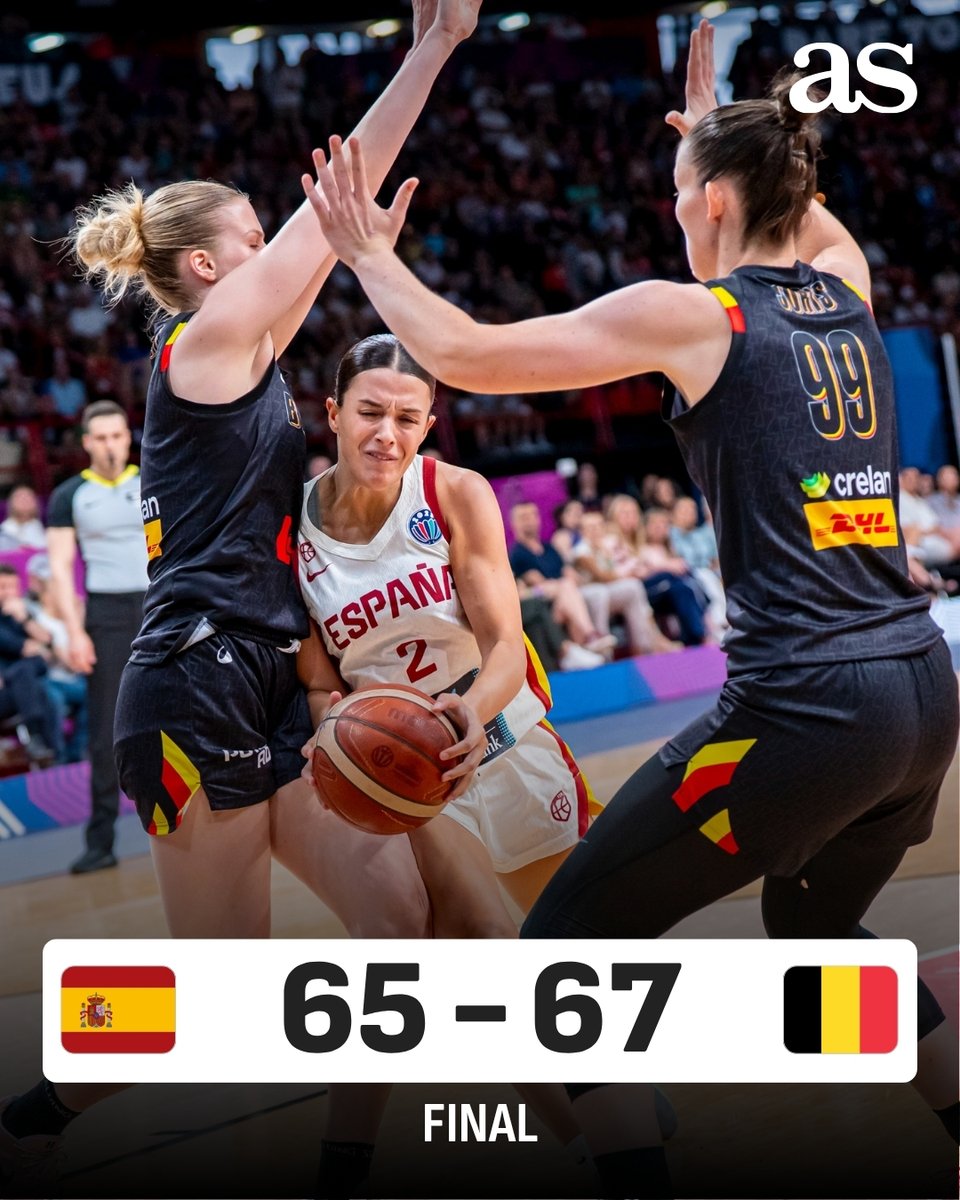 🥺 ¡QUÉ LÁSTIMA! ¡LO TUVIMOS EN LA MANO!

🇪🇸 Un final loco deja a España sin el oro. Nuestras chicas caen ante Bélgica en la final del Eurobasket Femenino cuando dominaban por 12 puntos a 3' del final

➡️ dozz.es/tvmco