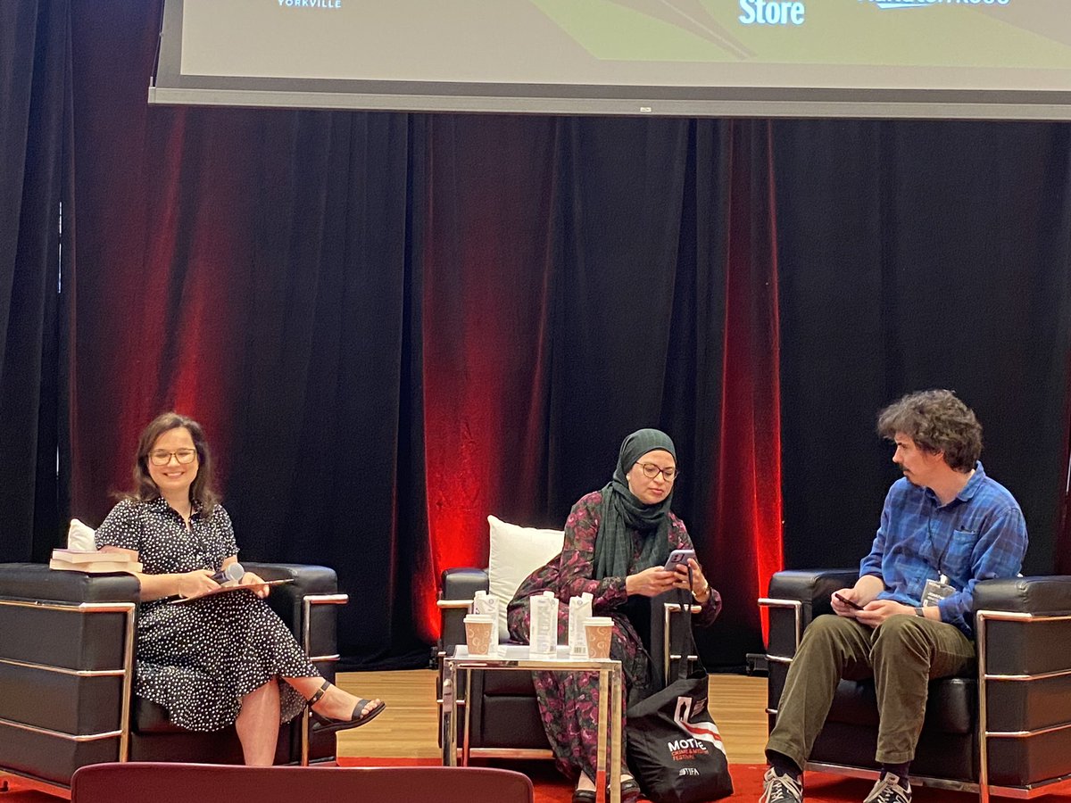 It was a pleasure attending the session with <a href="/UzmaWrites/">Uzma Jalaluddin</a> and <a href="/JDWhitelaw13/">Jonathan Whitelaw</a> in the <a href="/festofauthors/">Toronto International Festival of Authors (TIFA)</a> Motive 2025 event. 

Moderated by Sonica Mizerski.