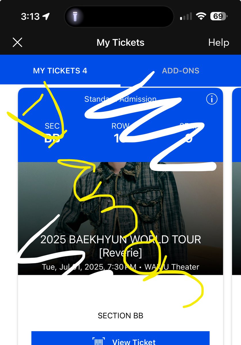 lilpoboiii's tweet photo. SELLING #Baekhyunworldtour #baekhyun_reverie TICKETS FOR HIS SEATTLE SHOW !!!! including parking pass .

JULY 1ST , selling all for 300$ .
fastest way is to text me if ur interested . (646)5810602 https://t.co/mB2tWhuncD
