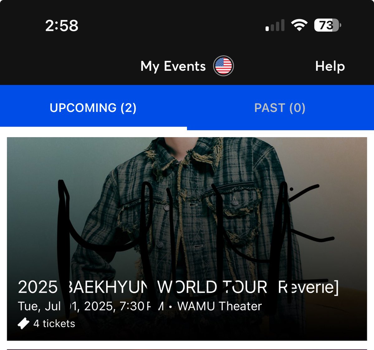 lilpoboiii's tweet photo. SELLING #Baekhyunworldtour #baekhyun_reverie TICKETS FOR HIS SEATTLE SHOW !!!! including parking pass .

JULY 1ST , selling all for 300$ .
fastest way is to text me if ur interested . (646)5810602 https://t.co/mB2tWhuncD