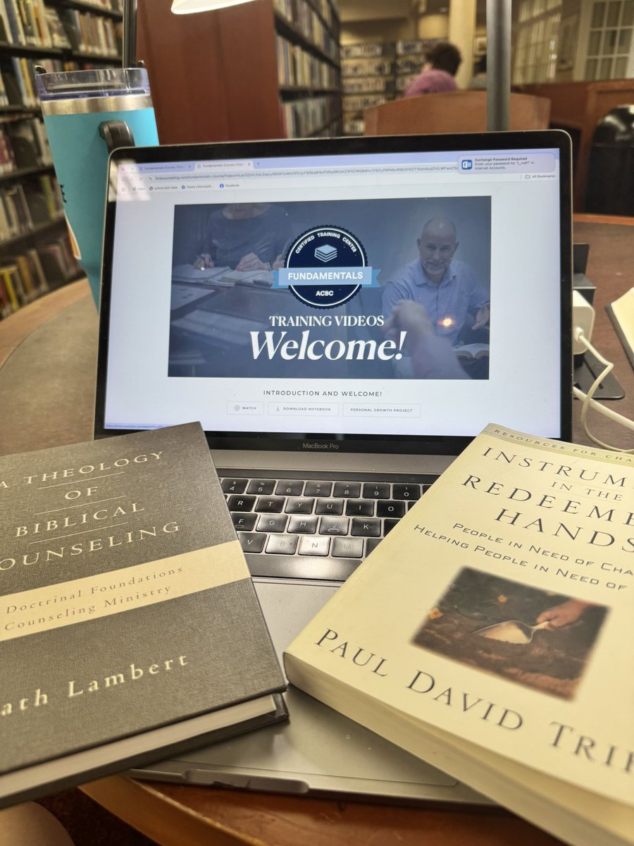 rodthomas1981's tweet image. Officially got signed up to do @acbc certification through FBC Jacksonville. Got my fundamentals videos uploaded and ready to watch along with the reading and personal growth project. Excited about what the Lord is going to do through this in me.