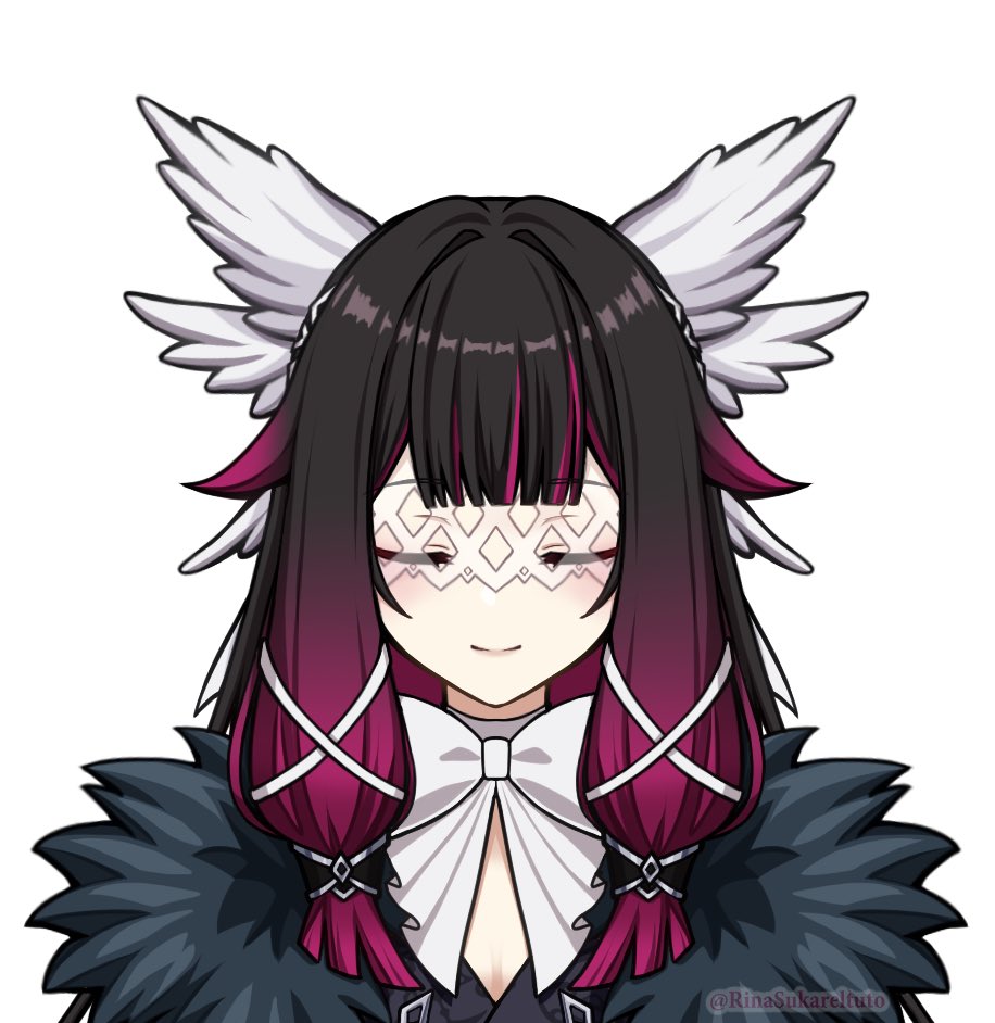 原神 【少女】コロンビーナ アイコンイラスト風に描いてみました～ 二