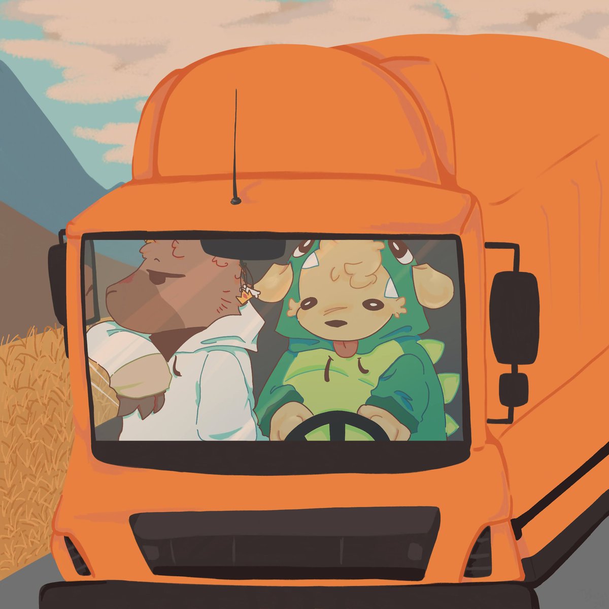 TheSpring248's tweet image. 🚚✨️
#aquinofanart #natalanfanart