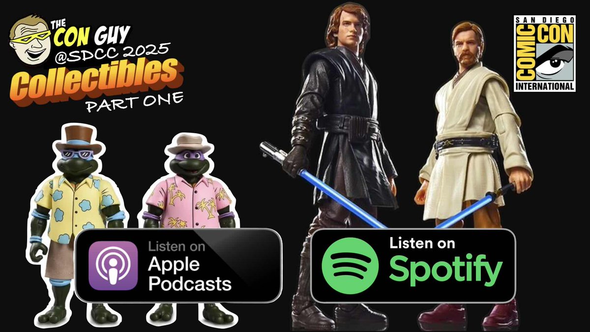 Listen to "The Con Guy @ San Diego Comic-Con 2025 - COLLECTIBLES PART ONE" by The Con Guy Podcast. creators.spotify.com/pod/show/theco…