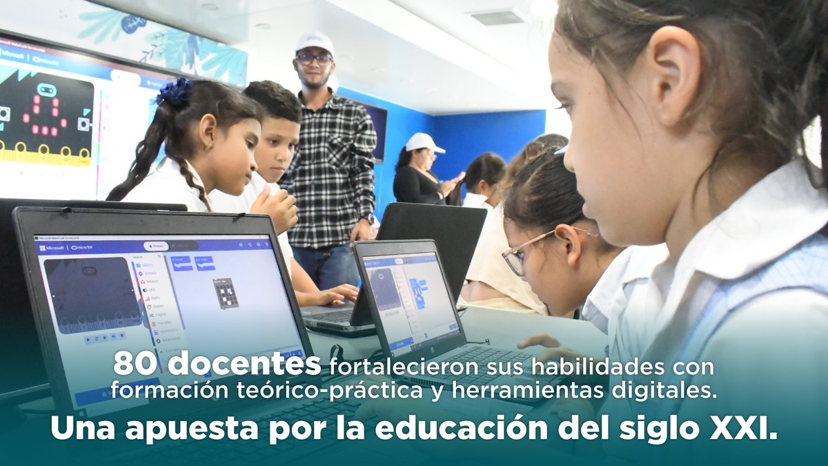🚀 En Barrancabermeja, más de 7.400 personas vivieron la transformación educativa con kits STEAM, formación docente y tecnología en las aulas.
#EnergíaQueTransforma #EducaciónSTEAM #Ecopetrol