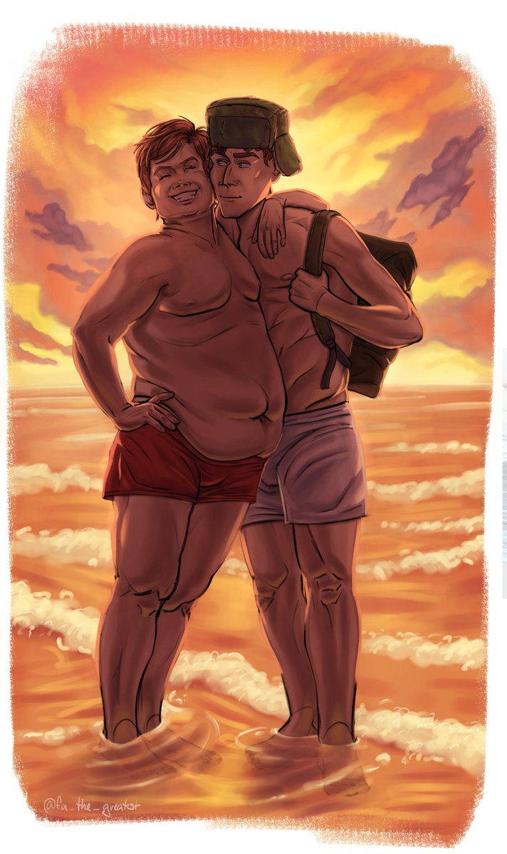 fa_the_greatest's tweet photo. Getting ready for this year's Kyman week! Hope ya'll had a great pride month too.
#sptwt #SouthPark #southparkfanart #kyle #cartman #cartmansp #kylesp #kyman https://t.co/zFTsbB70NM