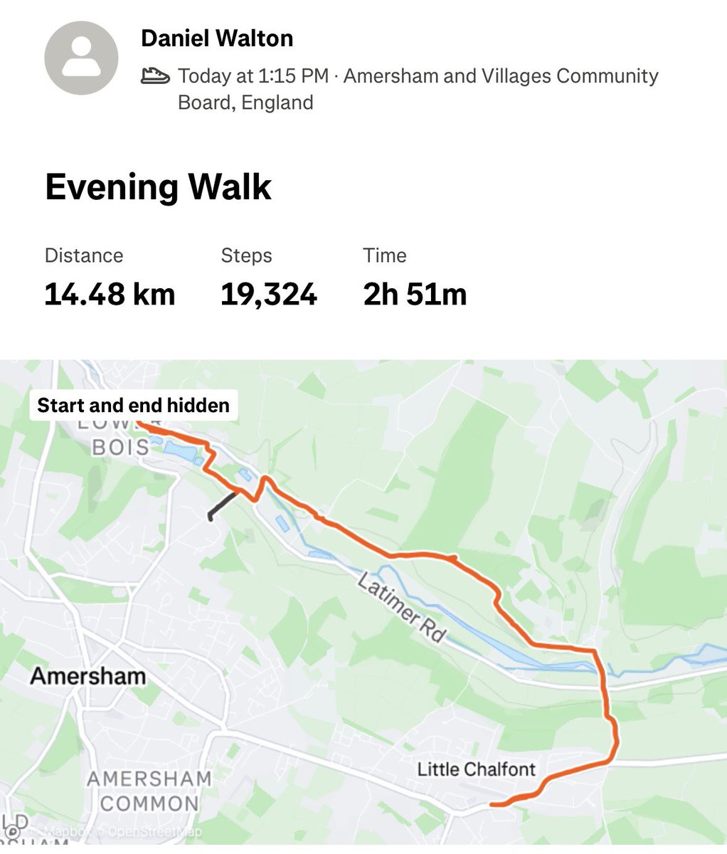 It’s been an absolute slog but my training has officially started for ‘Trek For Tomorrow’ in aid of <a href="/theCALMzone/">CALM</a> in September! 

If you can, I would love you to your support by donating whatever you can afford to my JustGiving page!

justgiving.com/page/daniel-wa… 

👊🏻💙