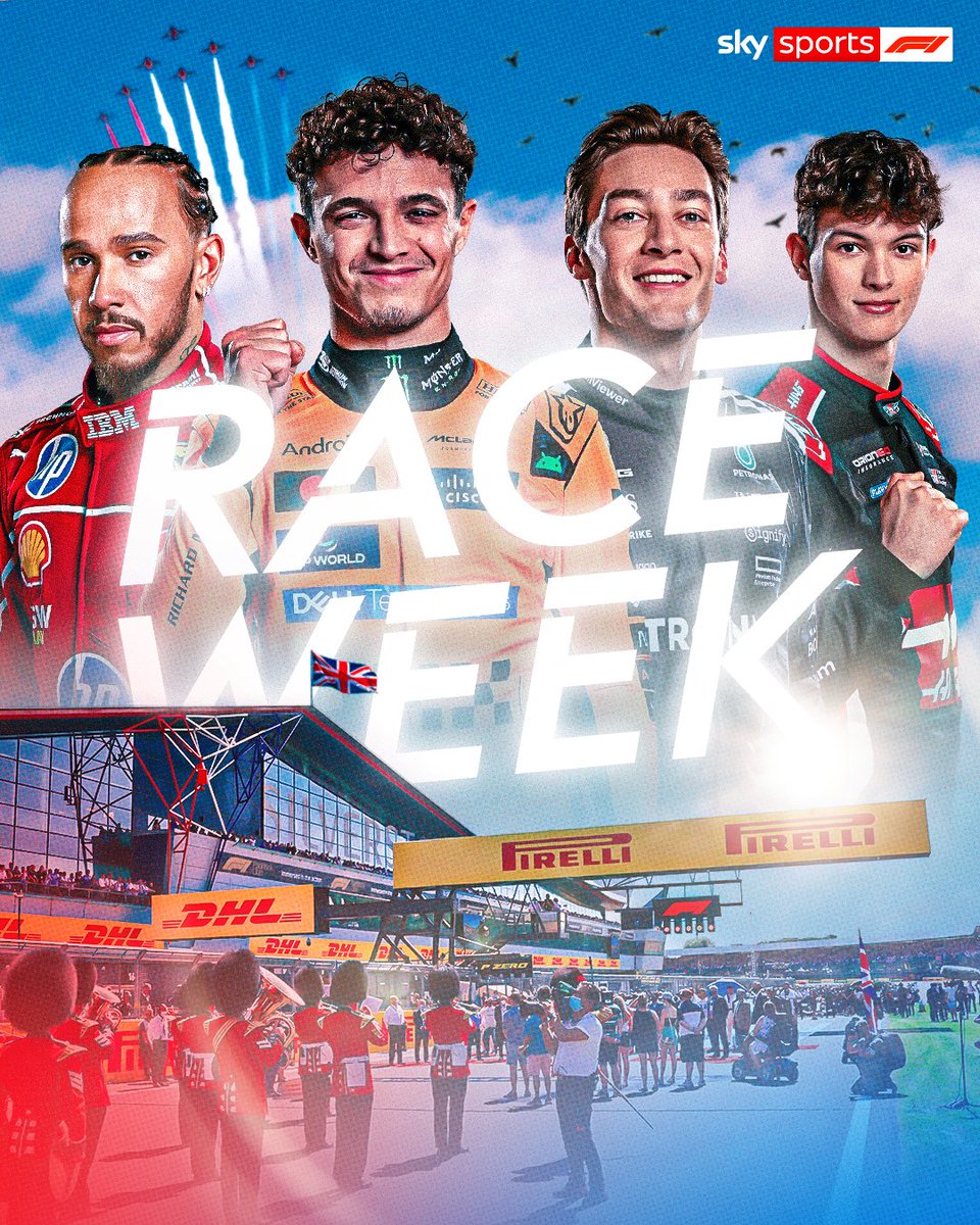 It's time... 🇬🇧

IT'S RACE WEEK FOR THE BRITISH GRAND PRIX 🎊🤩