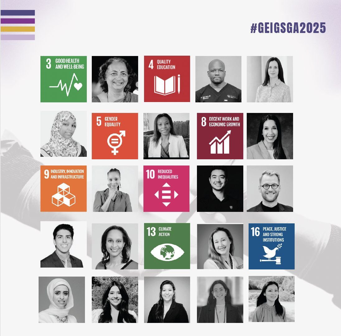 ✨A huge shoutout to all the amazing speakers who joined us at #GEIGSGA2025👏

Your incredible stories and unwavering passion have ignited our spirits and motivated us to continue the fight for Gender Equity and bring Global Health to everyone everywhere🌎💜