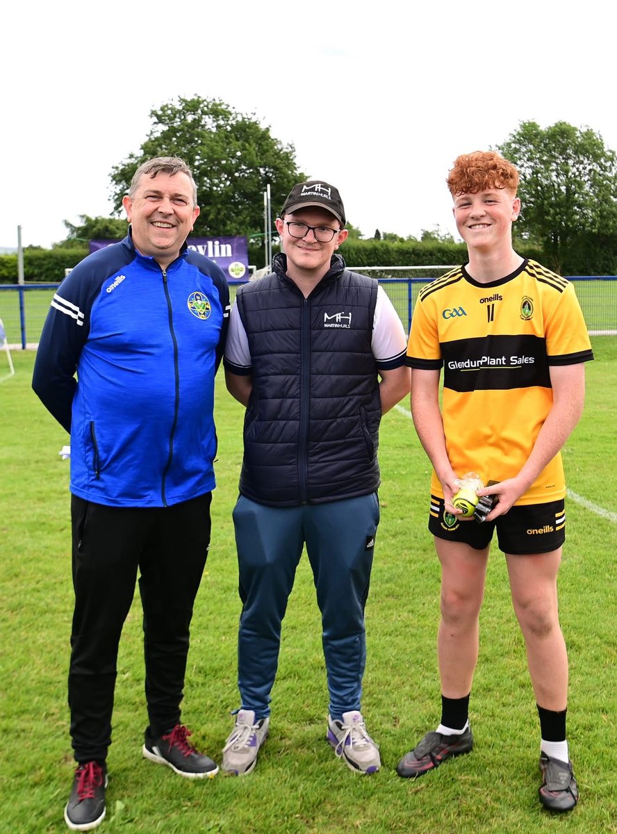 Comghairdeas Colm Kane! Winning the Poc Fada at the Conor Devlin u16 hurling tournament. 

Always an amazing, well run day! Our u16 hurlers came up short against the hosts &amp; deserved winners, Naomh Olcan in the shield final. 

Grma to @tirnaog &amp; the Devlin family for the invite.