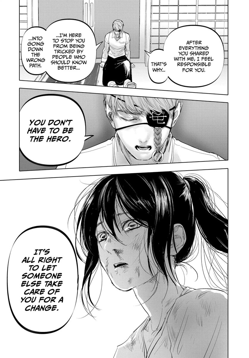 an sff manga written by a woman with 2 mcs — an ace mentally ill 'veterinarian' and a girl possessed by a monstrous 'divinity'

packed with gorgeous art, some of the most interesting characters and platonic relationships i’ve read about, mysteries, plottwists and doomed yuri