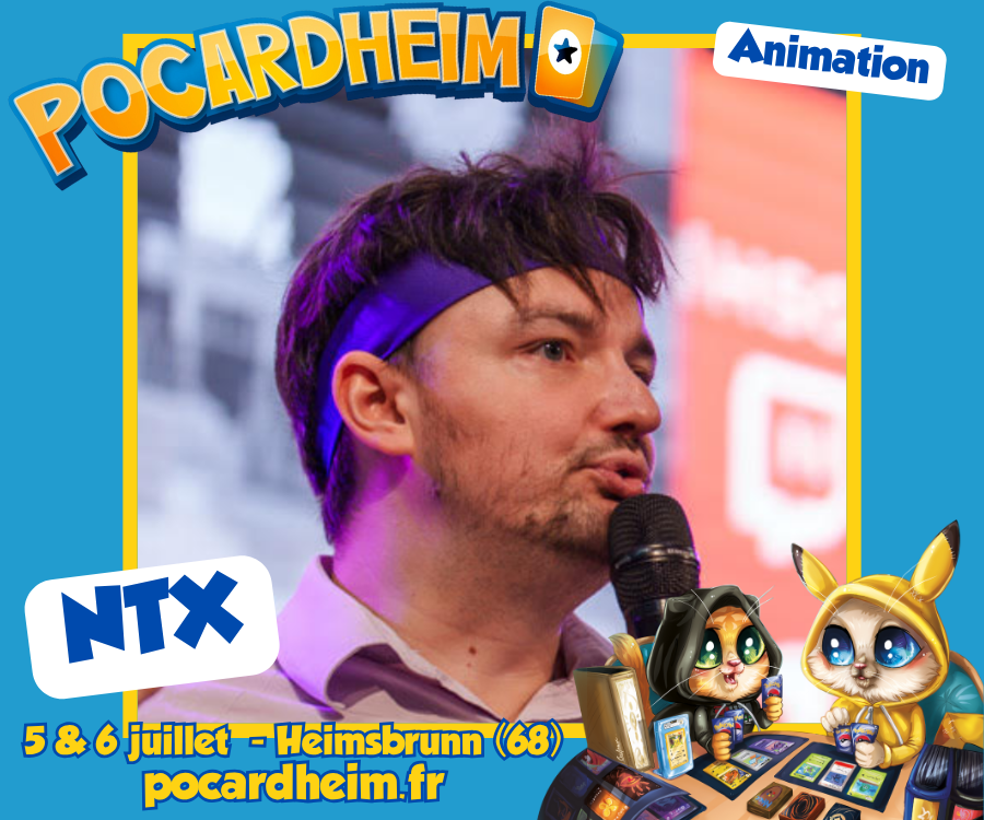 Pokheimon (@pokheimonfest) on Twitter photo 🎙️Animation de la scène🤩
<a href="/NTXLive/">NTX 😈 - Soirées JV dans quelques jours !</a> revient pour l'animation de la scène du Festival Pocardheim.
Entre chaque match diffusé sur scène, il proposera différentes activités en lien avec les TVG et les invités.
🎫Billetterie sur pokheimon.fr/billetterie-po… 🎙️Animation de la scène🤩
<a href="/NTXLive/">NTX 😈 - Soirées JV dans quelques jours !</a> revient pour l'animation de la scène du Festival Pocardheim.
Entre chaque match diffusé sur scène, il proposera différentes activités en lien avec les TVG et les invités.
🎫Billetterie sur pokheimon.fr/billetterie-po…