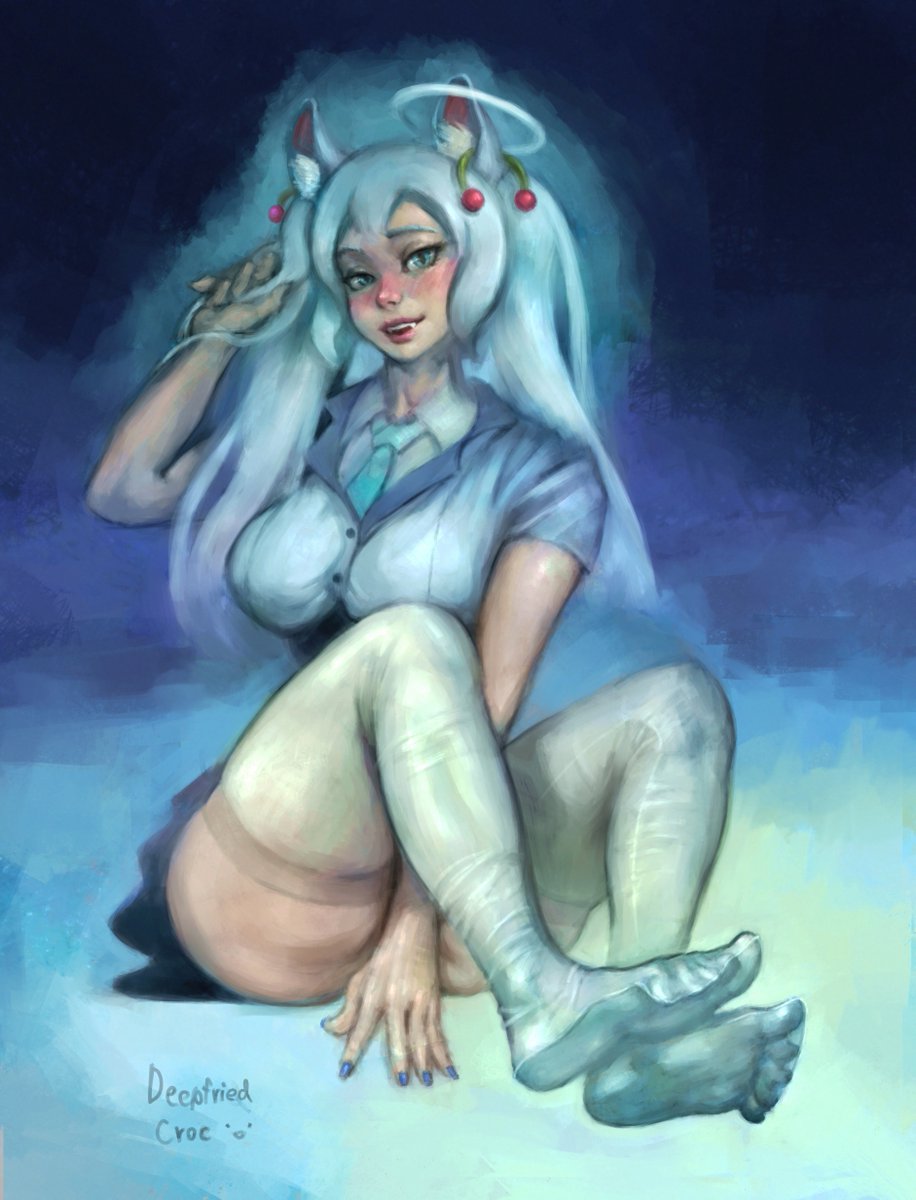deepfriedcroco's tweet image. I will always hate drawing feet.
#KirschedArt